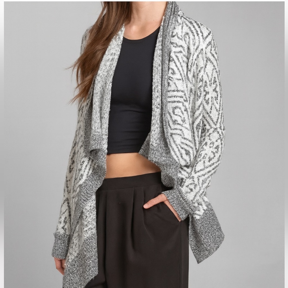 Abercrombie & Fitch Addison Open Front Cardigan Sweater XS/S Wool Blend